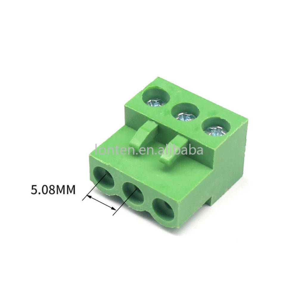 Custom HT5.08 2P/3P/4P/5P6P/8P/10P Pluggable Through Hole Terminal 300V 10A HT 5.08mm Pitch PCB Connector Screw Terminal Block Manufacturer