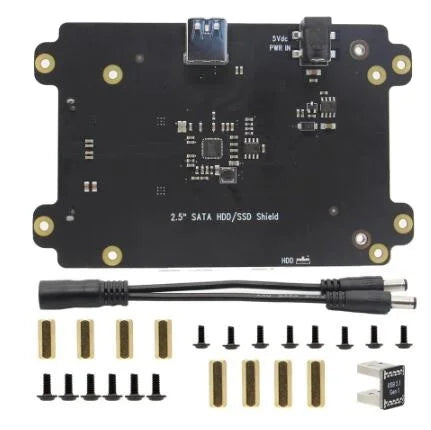 Custom NVIDIA Jetson Nano 2.5 inch SATA SSD/HDD Storage Expansion Board, T300 V1.0 Shield with USB 3.1 Jumper Supports 4TB 2.5" SATA Manufacturer
