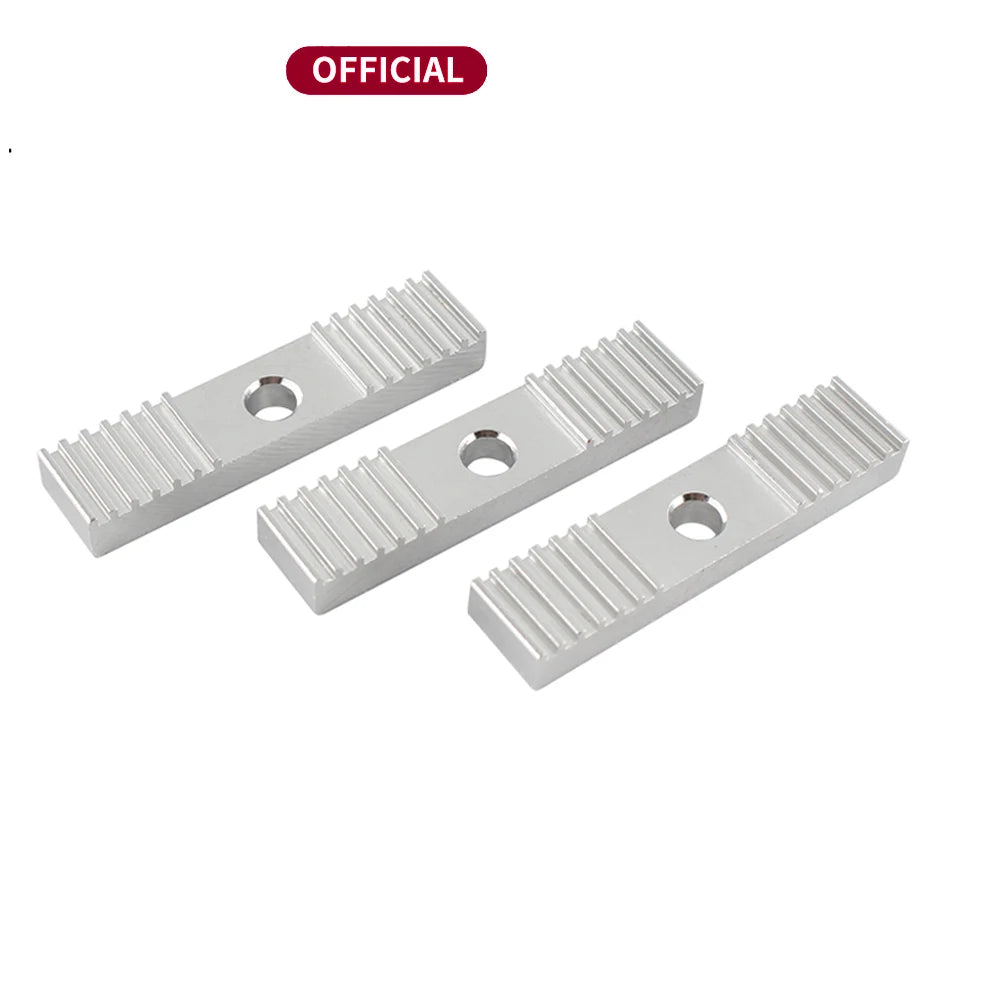 Custom Aluminum Alloy Tooth Pitch 2mm Aluminum Sheet Reprap GT2 Timing Belt Fixing Piece Clamp Fixed Clip 9*40mm CNC For Print Manufacturer