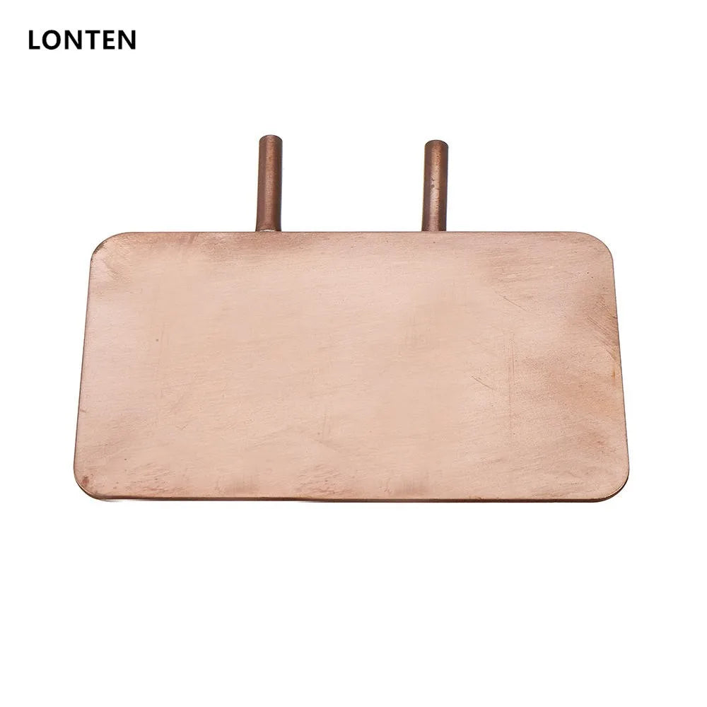 Custom Lonten 80x50MM Universal Mobile Phone Water Cooling Copper Plate Fan DIY Water Cold Head Water Circulation Cooling Manufacturer