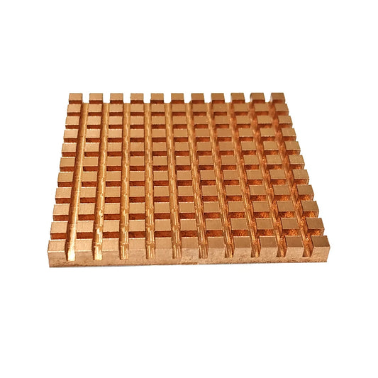 Custom Pure Copper Heat Sink Memory RAM Adhesive Back  Cooling For VGA DDR MOS GPU IC Chipset Radiator Cooler Heatsink 50x50x4mm Manufacturer