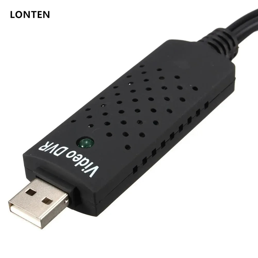 Custom Lonten USB 2.0 Video TV DVD VHS o Capture Adapter Video Capture Card Cable Video DVR Manufacturer