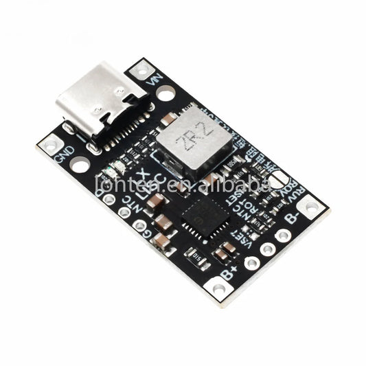 Custom Type-C USB 2-3S BMS 15W 8.4V 12.6V 1.5A Lithium Battery Charging Boost Module With Balanced Support Fast Charge With Indicator Manufacturer