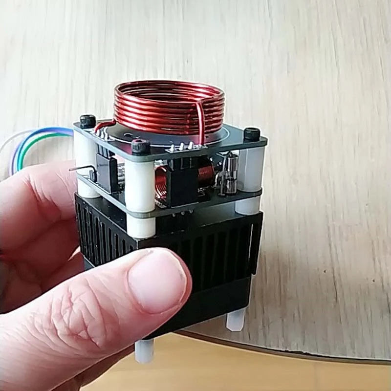 Custom Tesla Coil HFSSTC 10 Minutes Electronic Candle Plasma Flame High Frequency Voltage Generator DC 36V-48V Technology Toys DIY Manufacturer