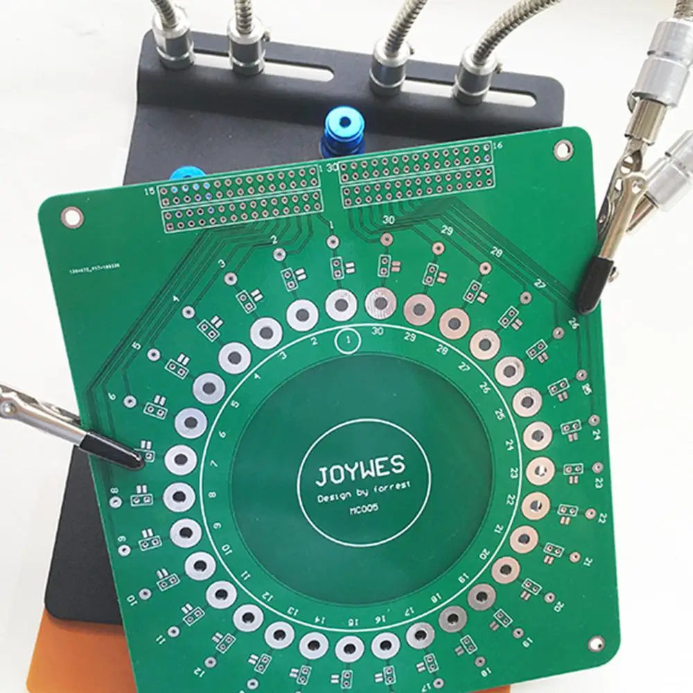 Custom PCB Circuit Mainboard Maintenance Tool Electronic Maintenance Platform Magnetic Column with 2/4 Clamps For Programmable Robot Manufacturer