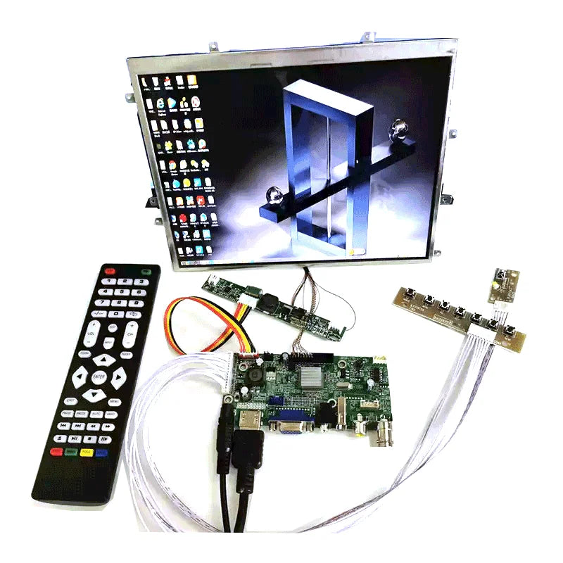 Custom HD+2AV+VGA+Rear View Driver Board+USB function+audio output +9.7 inch LTN097XL01 1024*768 On-board DYI kits Manufacturer