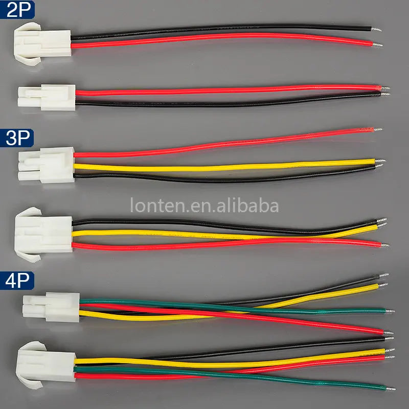 Custom 1 Pair EL 4.5mm EL4.5-2P/3P/4P/6P Male Female Connector Connecting with Wire Cable 15cm 20AWG Manufacturer