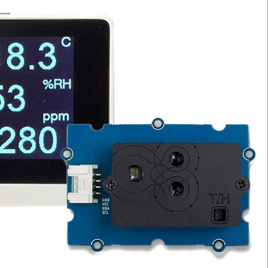 Azure Certified Wio Terminal CO2 Checker Custom PCB pcba, smart fingerprint lock pcba circuit board seven segment