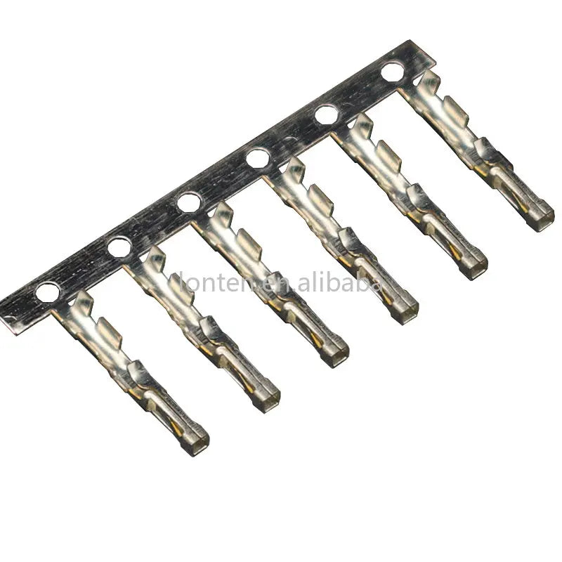 Custom 50pcs/Lot MX2.54 terminal for DuPont with lock Rubber Shell Buckle Plug 2.54mm pitch Female Terminals Manufacturer