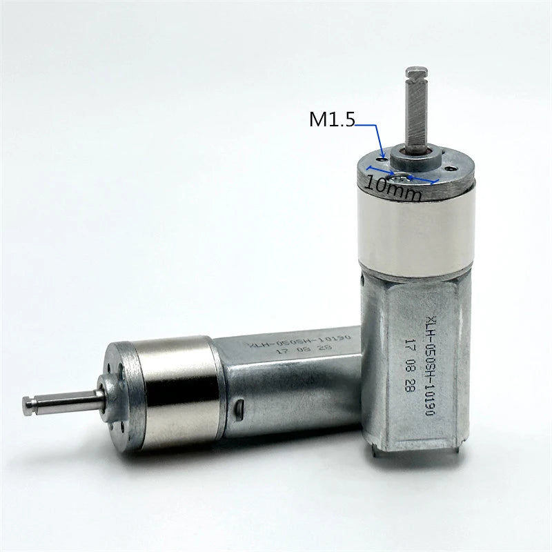 Custom Mini 16mm 16GA-050 Micro Gear Motor DC 3V-3.7V 130RPM Slow Speed Full Metal Gearbox Reduction Motor Large Torque Robot Smart Car Manufacturer