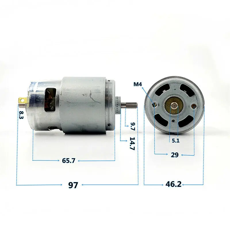 Custom RS-775WC-4538 Motor DC 12V-36V 24V 8600RPM High Speed Large Torque for Electric Drill/ Garden Tool Saw Manufacturer