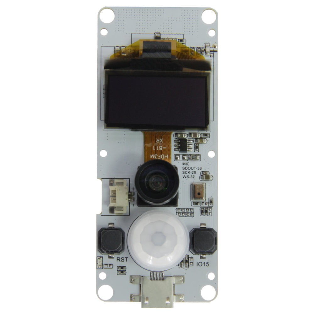 TTGO T-Camera ESP32 WROVER &amp; PSRAM Camera Module ESP32-WROVER-B OV2640 Camera Module 0.96 OLED Custom PCB customize