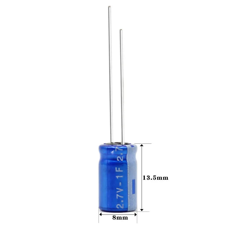 Custom 2Pcs Super Capacitor 2.7V 1F 2F 3F 6.8F 8F 10F 15F 20F 30F 40F 50F 80F 90F 100F 120F 200F 300F 400F  Farah Capacitors Manufacturer