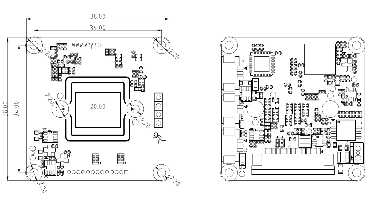 Custom Starlight WDR Camera IMX327 MIPI For Raspberry Pi Jetson Nano NX i.MX8m Manufacturer