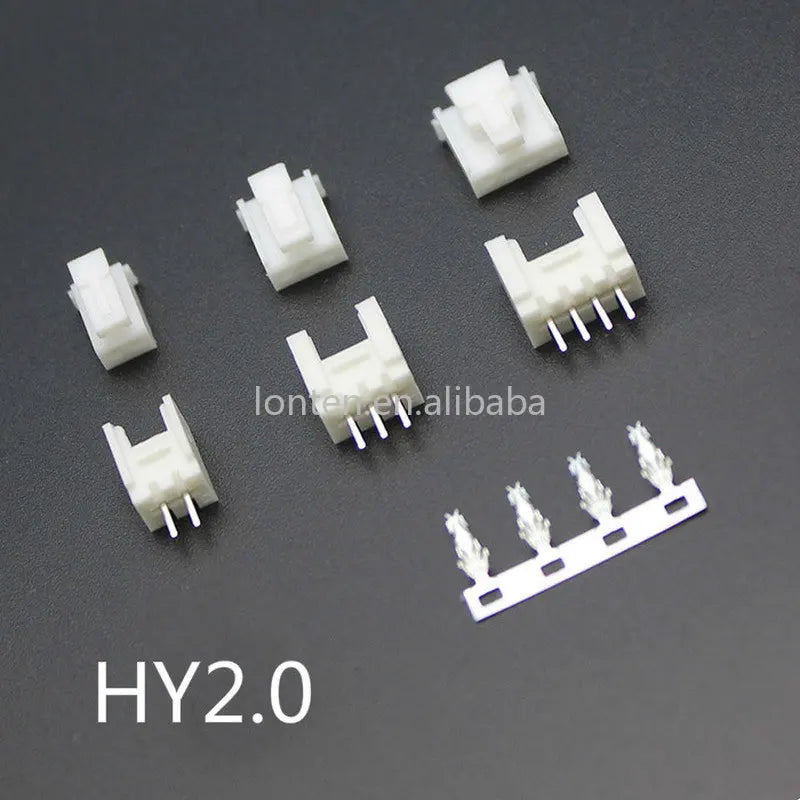 Custom 10sets 2.0mm with lock HY-2P 3P 4P 5P 6P 8P male socket female plug terminal block connector Manufacturer