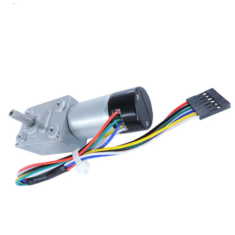 Custom JGY-370GB Worm Gear High Quality Encoder Cover Dust Self Locking Motor DC12V Reversible For Automatic Curtain Mechanical Parts Manufacturer