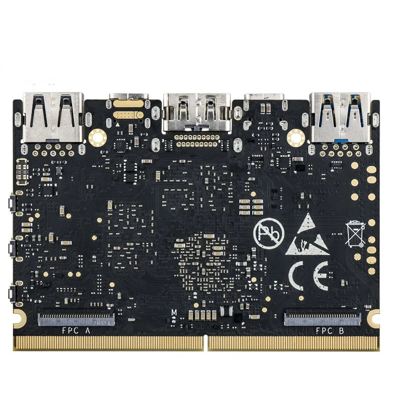Custom Khadas Edge Max with 128GB EMMC 5.1 RK3399 Soc Single Board Computer Custom PCB pcb and pcba for medical products fast pcb Manufacturer