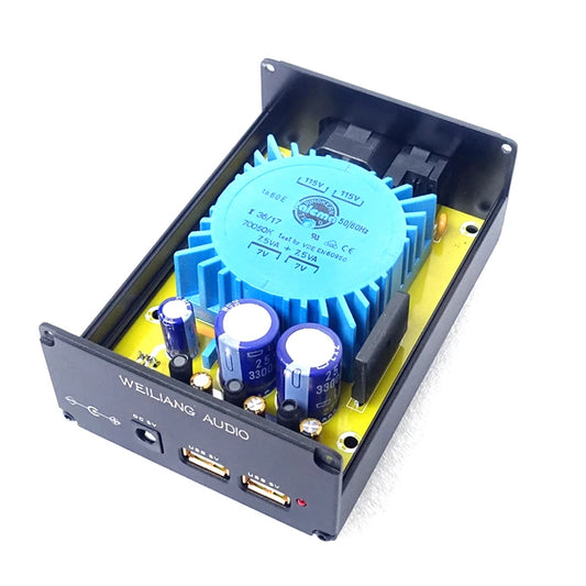 Custom 15W DC5V USB Audio Linear Power Supply for LT1086CT CLC Filters DC5521 Low Noise CAS XMOS for DAC Headphone Amplifiers board Manufacturer