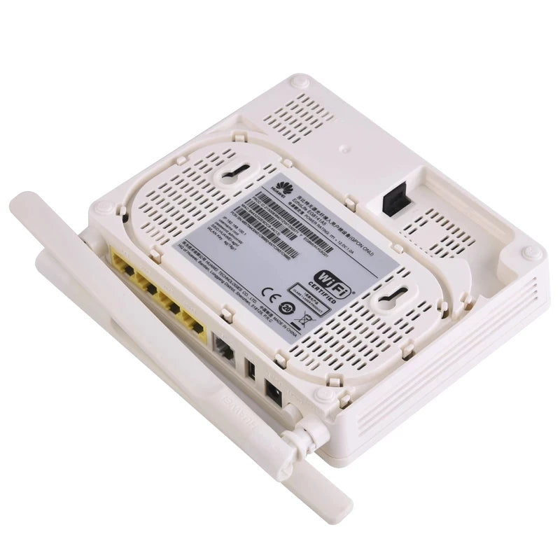 Custom 5pcs original HW EG8141A5 Gpon ONU FTTH modem router bare metal + adapter 1GE + 3FE + 1tel + wifi With English Software Manufacturer