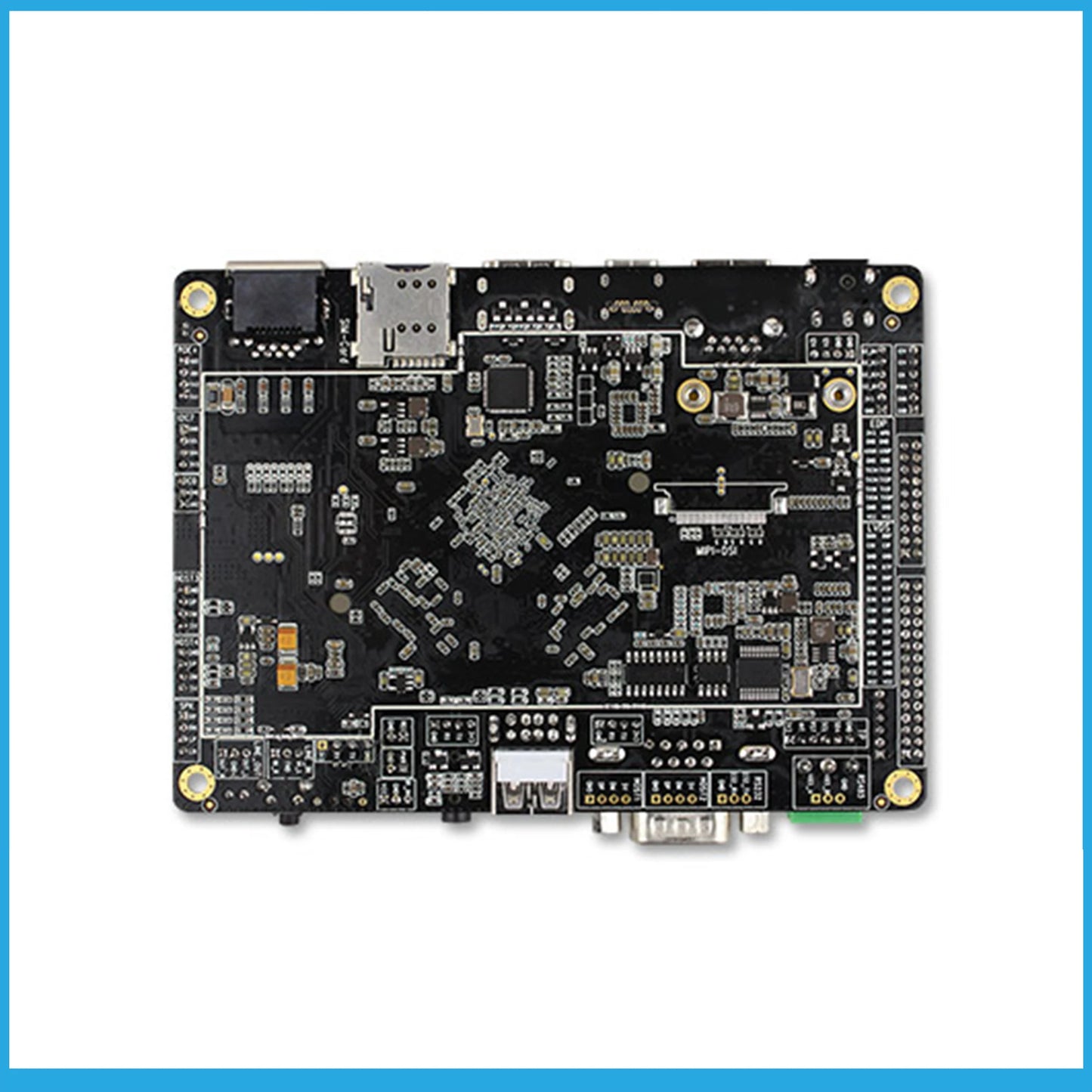 Custom  AIO-3399C Six-core AI Development board NPU artificial intelligence edge calculation Android Linux open source Manufacturer