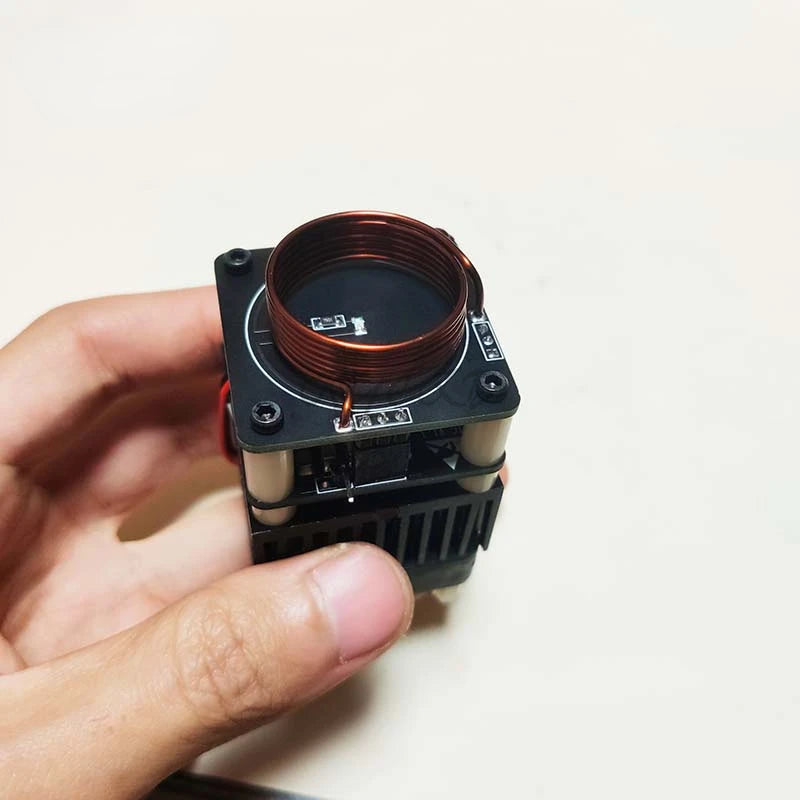 Custom Tesla Coil HFSSTC 10 Minutes Electronic Candle Plasma Flame High Frequency Voltage Generator DC 36V-48V Technology Toys DIY Manufacturer