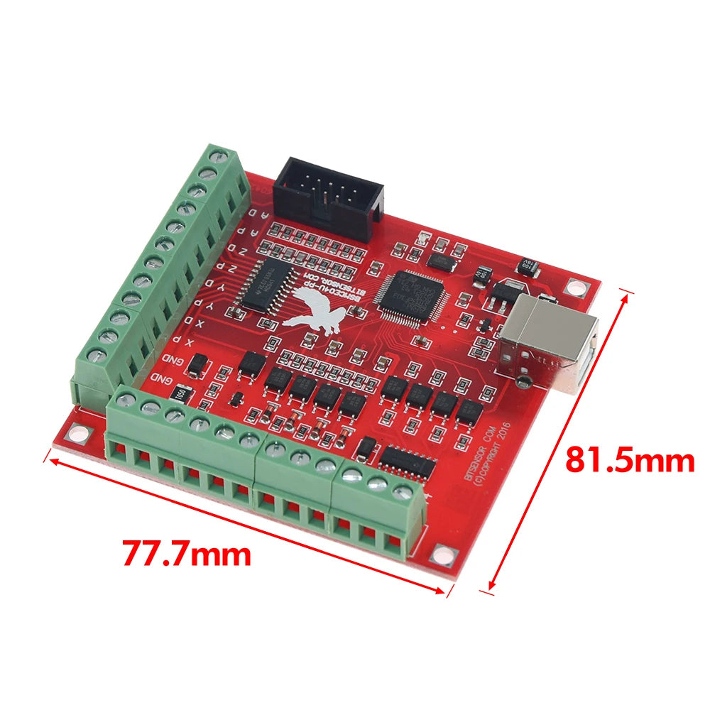 Custom Mach3 4Axis Interface Drive Motion Controller Drive Board CNC Router 100Khz Breakout Compatible With Tb6600/Dm542/Dm556/Dm860 Manufacturer