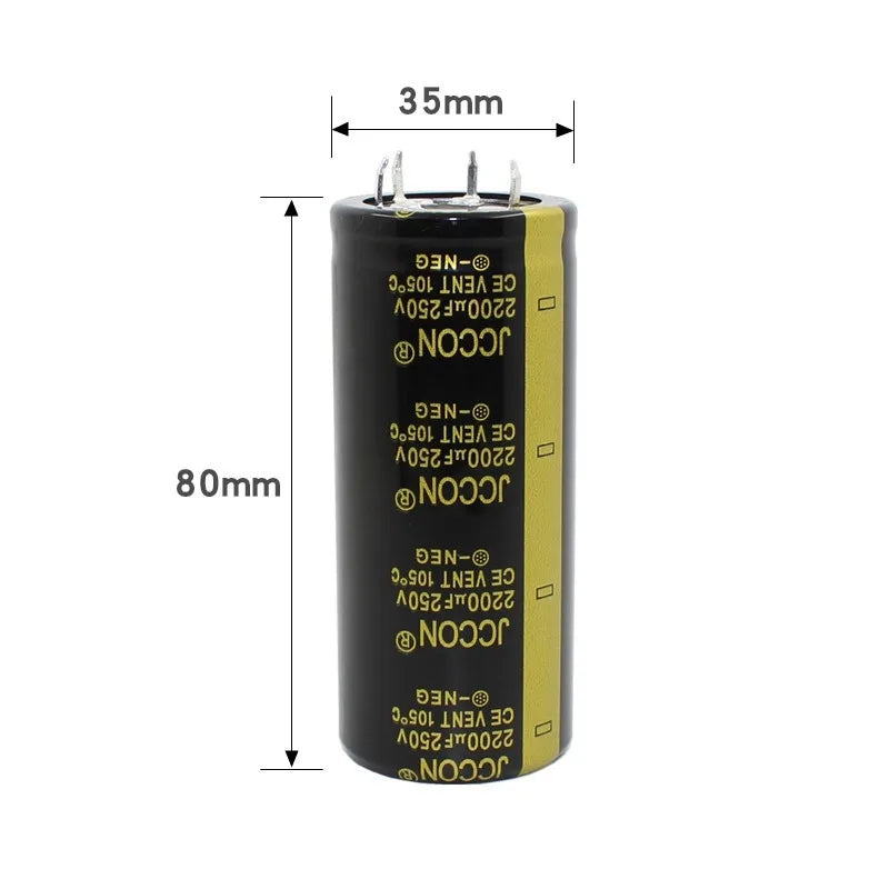 Custom 2200UF Capacitor 6.3V 10V 16V 25V 35V 50V 63V 80V 100V 200V250V 2200UF63V Aluminum Electrolytic Capacitor High Frequency Manufacturer