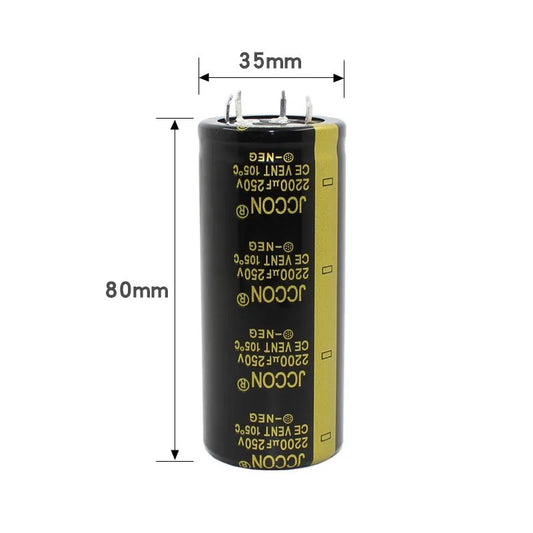 Custom 2200UF Capacitor 6.3V 10V 16V 25V 35V 50V 63V 80V 100V 200V250V 2200UF63V Aluminum Electrolytic Capacitor High Frequency Manufacturer