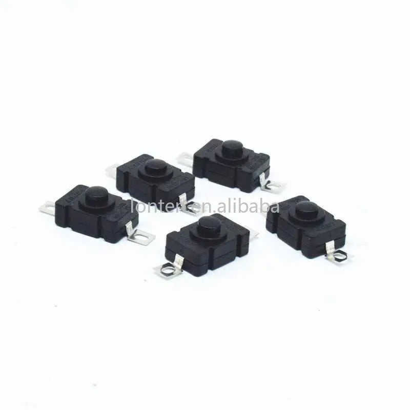 Custom 20PCS Flashlight Switches Touch Push Button Switch AC/DC 250V 1.5A Size 18mm x 12mm (L*W) KAN-28 Manufacturer
