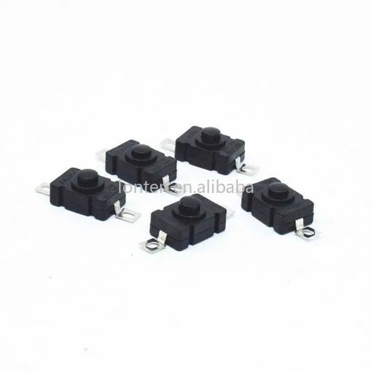 Custom 20PCS Flashlight Switches Touch Push Button Switch AC/DC 250V 1.5A Size 18mm x 12mm (L*W) KAN-28 Manufacturer