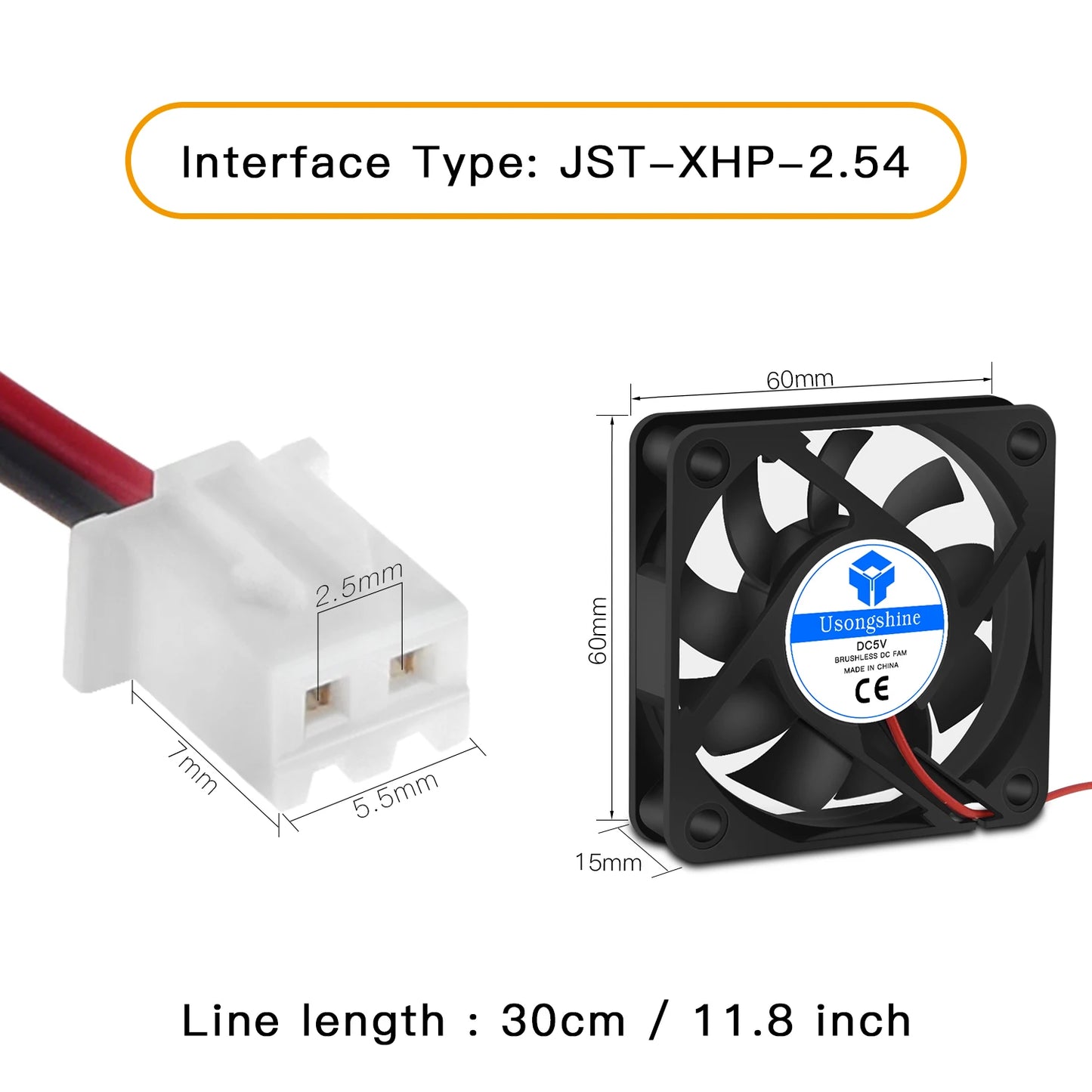 Custom 6015 Cooling Heatsink Fan 12V 24V Cooler Radiator Quiet Brushless Fan 60mm 60*60*15 mm 3D Printers Parts Manufacturer