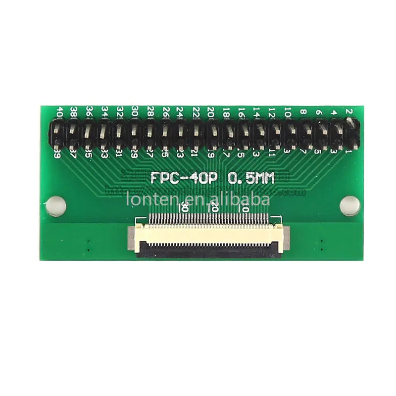 Custom FPC/FFC adapter board 0.5mm Pitch connector To Double row straight needle Curved needle Socket 6P 8P 10P 12/20/24/30P 40P Manufacturer