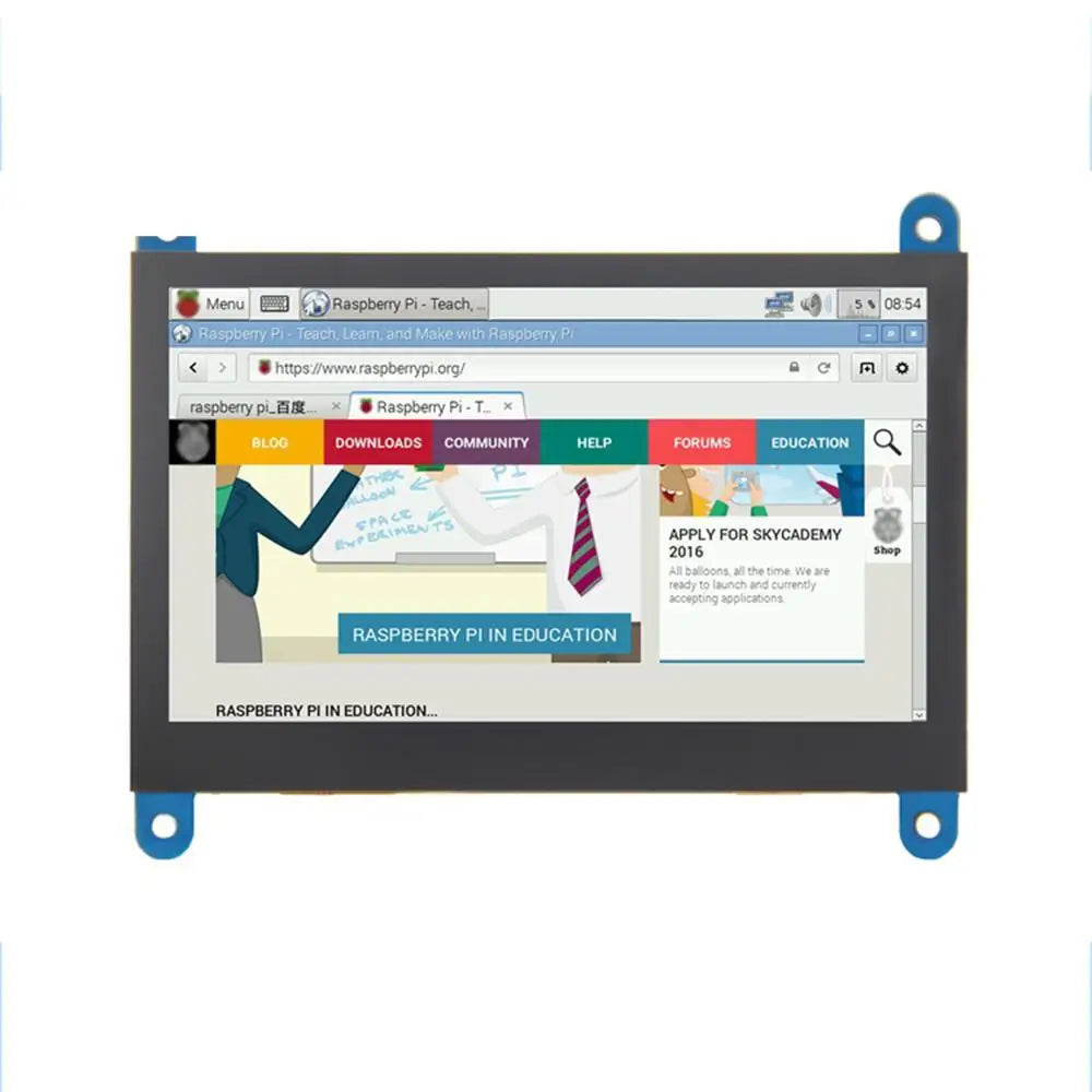 Custom 4.3 inch raspberry pie HMI raspberry PI display LCD 3B + / 4B USB capacitive touch screen Manufacturer