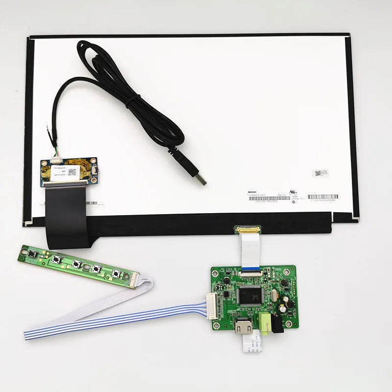 Custom 13.3 inch display capacitive touch module kit1920x1080 IPS HD LCD Module Car Raspberry Pi 3 10 point capacitive touch Monitor Manufacturer