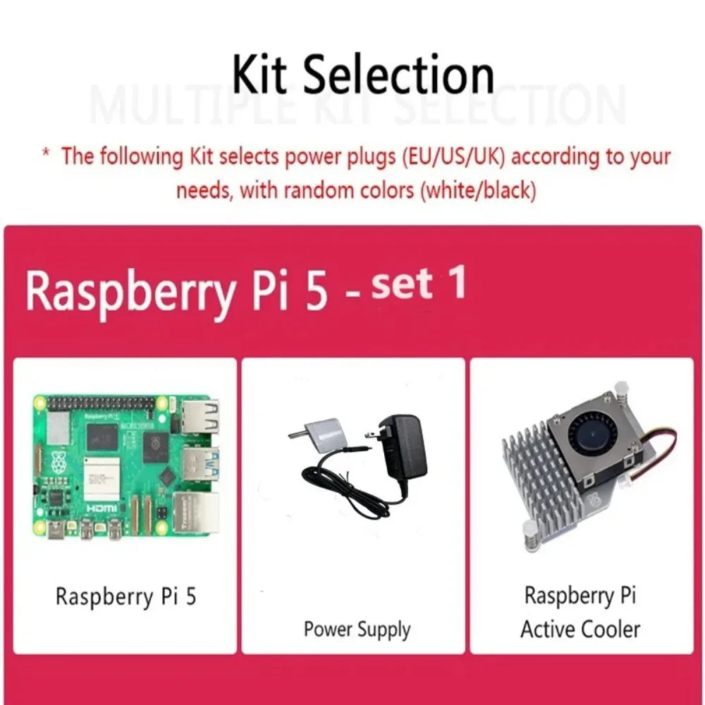 Official Original Raspberry Pi 5 Cortex-A76 Linux 2GB 4GB 8GB  Board Python Programlama PCIe Gigabit Ethernet USB3.0 Custom