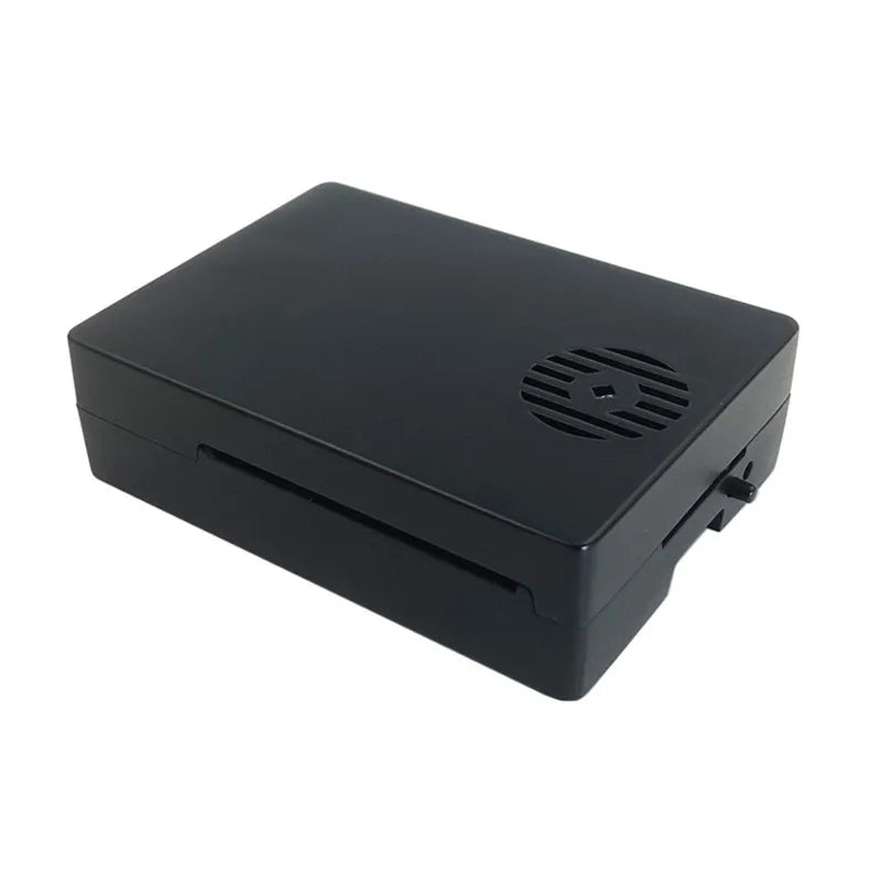 Raspberry Pi 5 Aluminum Alloy Shell with Metal Protective Shell and Cooling Column Fan