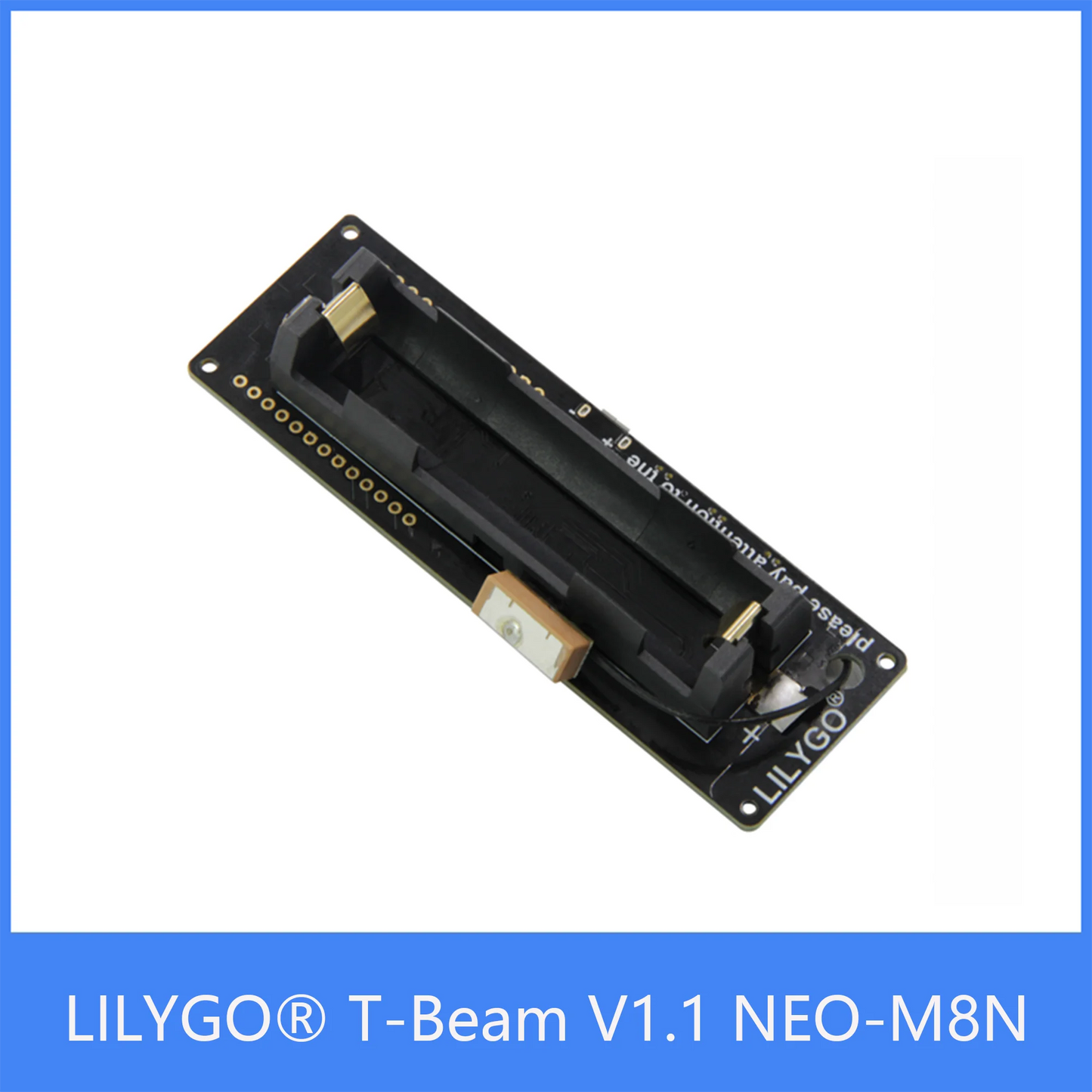 Custom TTGO T-Beam V1.1 ESP32 LORA 433/868/915/923MHZ WiFi Wireless BT Module GPS NEO-M8N IPEX 18650 Battery Holder Manufacturer