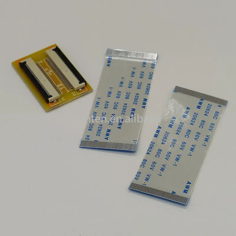 Custom FFC FPC Extension PCB Pitch 0.5 mm socket + 2pcs 0.5mm pitch 50/100/200mm Length FFC Cable 6 8 10 12 30 40 50P Type A Manufacturer