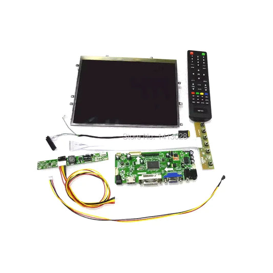 Custom HD+DVI+VGA+Audio LCD driver board +9.7 inch LTN097XL01 1024*768+LVDS cable +LED driver board +OSD keypad +raspberry pi 3a Manufacturer