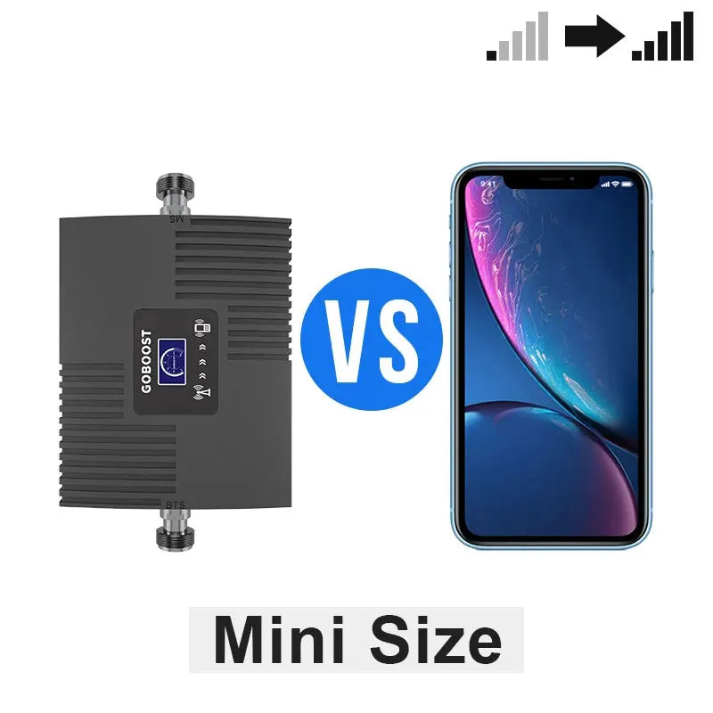 Custom Cellular Amplifier 4G AWS 1700 2100 MHz Single Band Repeater B4 Signal Booster With Antenna 10M Coaxial Cable Set Manufacturer