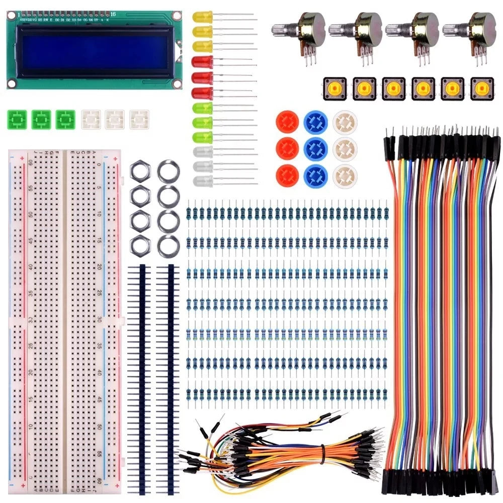 Custom For raspberry pi 3 Basic Starter Kit with Switch Led LCD Resistors for R3 Mega2560 Mega328 Nano Manufacturer