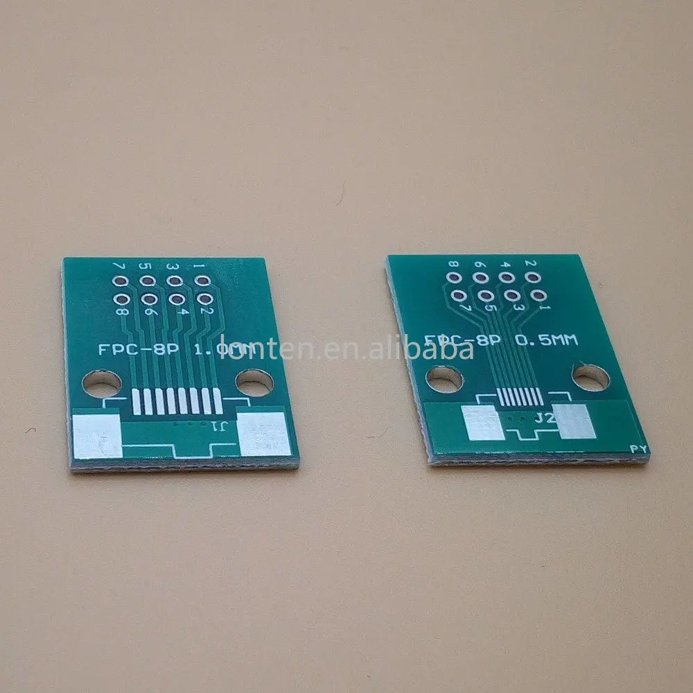 Custom 10Pcs FPC Adapter Plate 0.5MM 1.0MM Pitch to 2.45 mm Flat Cable Socket for PCB LCD 6P 8P 10P 12P 20P 24P 30P 40P Manufacturer