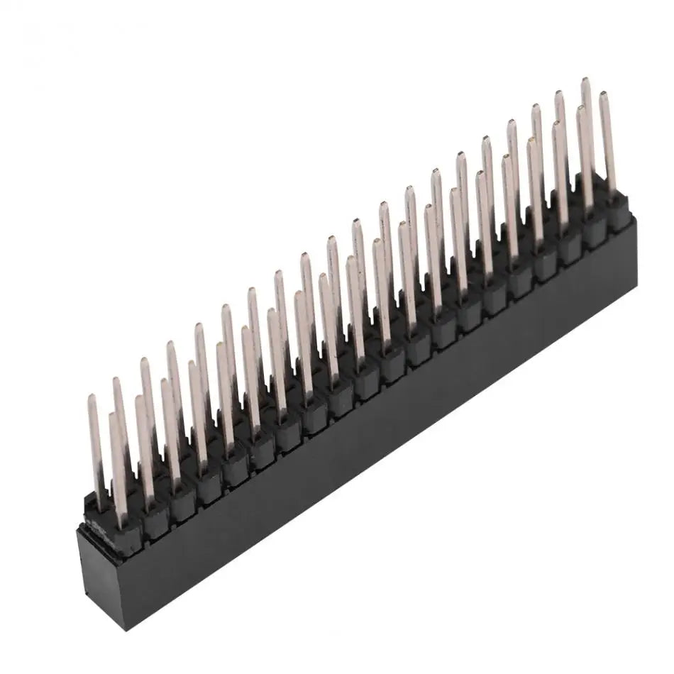 Caturda Raspberry Pi 20-Pin Double Row Straight Header Strip IDC PCB Connector for Raspberry Pi 5/4B/3B+/3B/Zero W/