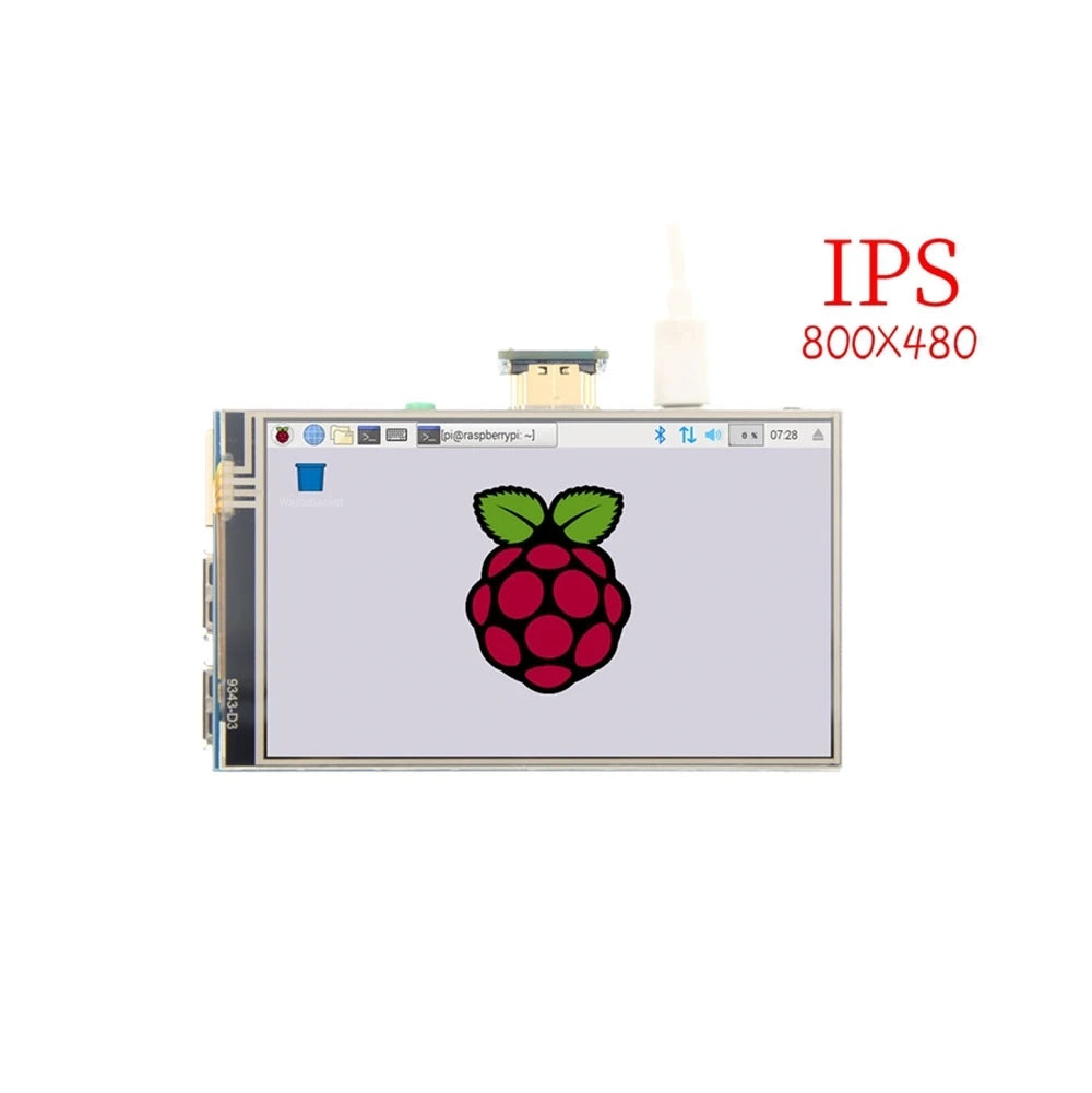 Custom 4 Inch Lcd Touch Screen Display Tft Lcd-scherm Module 800*480 Voor Banana Pi Raspberry Pi 2 raspberry Pi 3 Model/B + Manufacturer