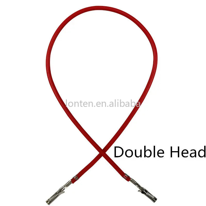 Custom 20PCS MX2.54 Dupont Connector with Buckle Belt Terminal Wire Electronic Cable Single/Double Head 24AWG 2.54MM 20cm TJC8A Manufacturer