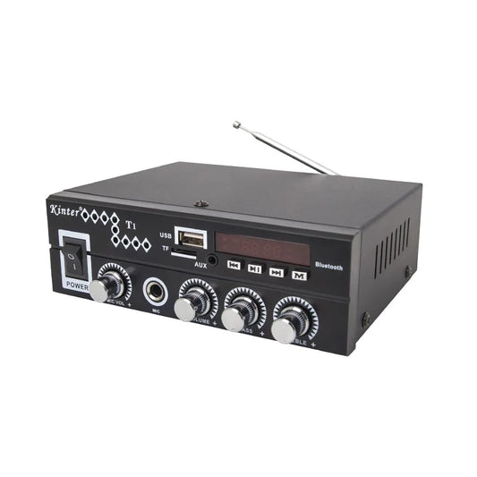 Custom FM Mp3 Player 2*60W Audio Power AMP Equalizer HiFi Class D Digital Mp3 Decoder Home Car Amplifier board AC90-240V pcb assembly Manufacturer
