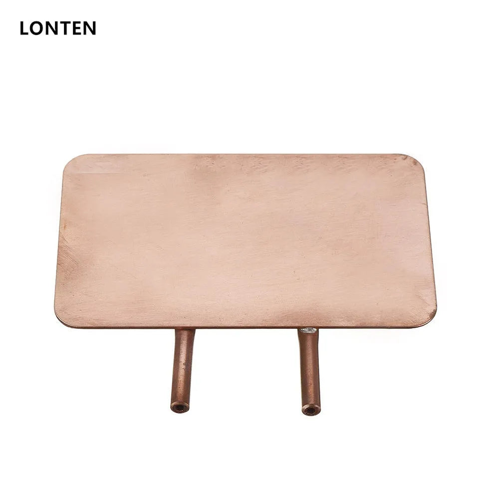 Custom Lonten 80x50MM Universal Mobile Phone Water Cooling Copper Plate Fan DIY Water Cold Head Water Circulation Cooling Manufacturer