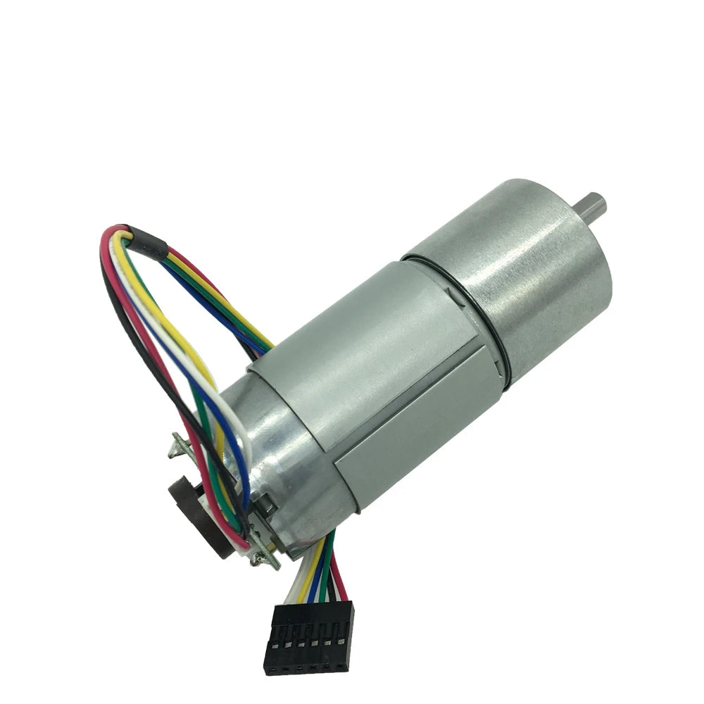 Custom 6V 24V DC Geared Motor 12V With Encoder 4-2000RPM High Torque Motor Reversed Speed Control For Door Lock Smart Device Manufacturer