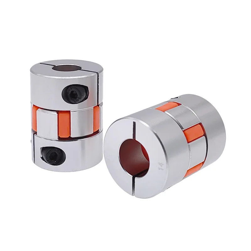 Custom D30L40 Coupling 6/6.35/8/10/12/14mm stepper motor shaft coupler Flexible Jaw Spider Plum Shaft Coupler Manufacturer