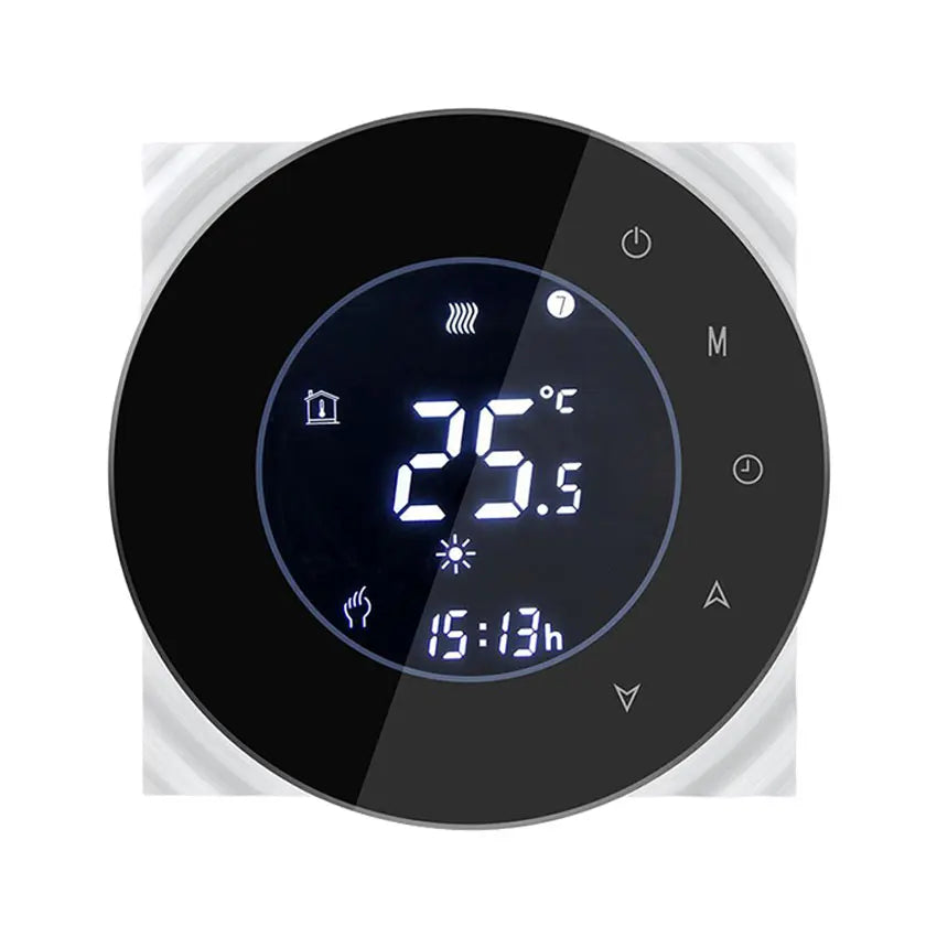 Custom WiFi fan coil programmable controller LCD touch screen digital indoor thermostat TUYA smart thermostat Manufacturer